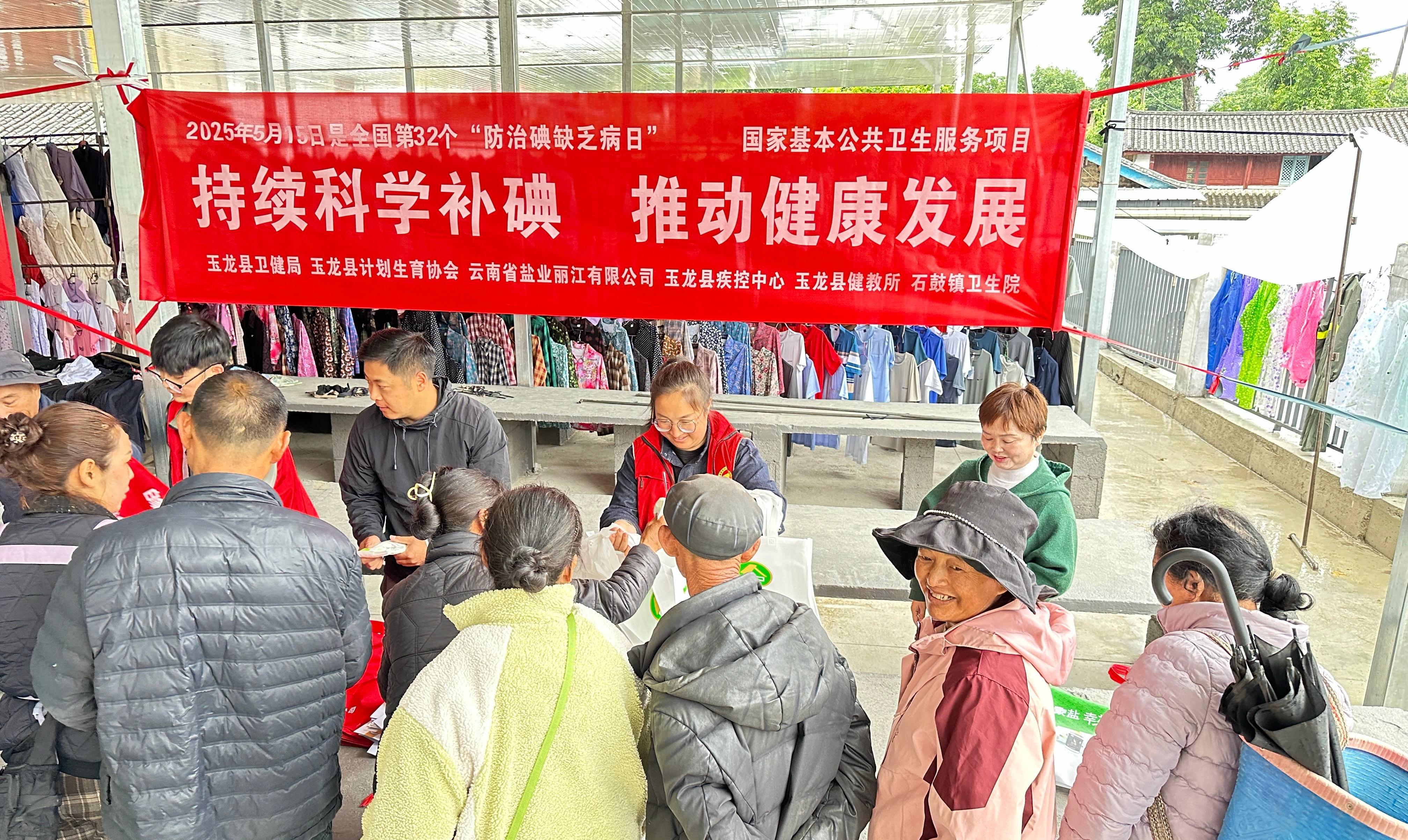 玉龙县多部门联合开展“‘粽’在防预 银龄安康”宣传活动