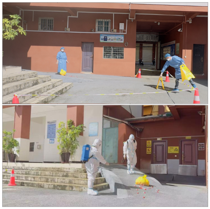 孟连县疾控中心开展医疗废物意外泄漏 应急演练