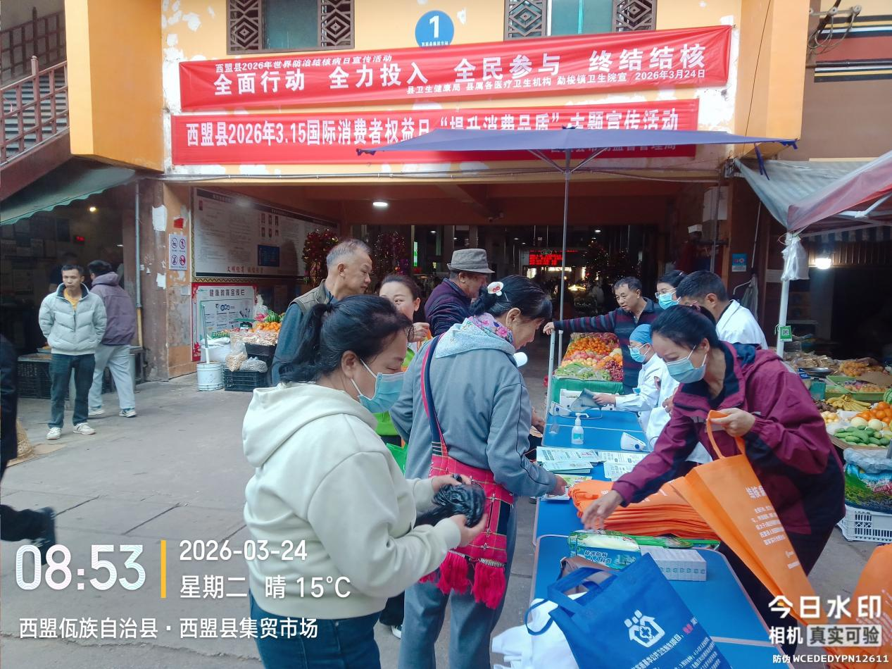 预防结核 从我做起—西盟县扎实推进2026年世界防治结核病日宣传活动