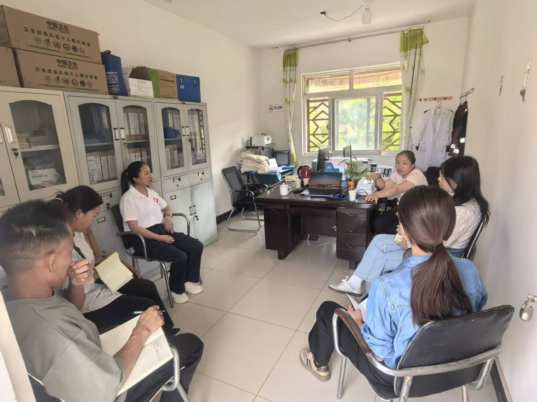 普洱市疾控中心到西盟县开展结核病防治现场工作指导