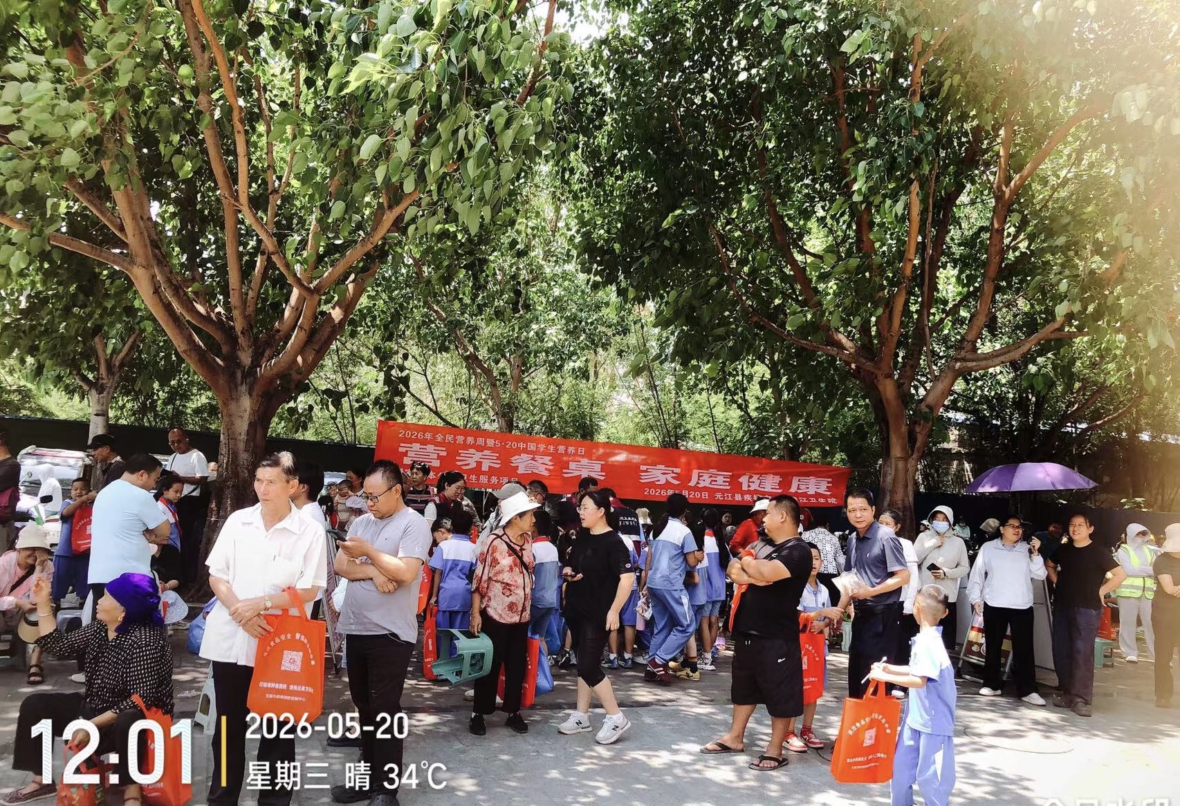 营养先行进校园 科学膳食助少年——元江县开展全民营养周暨5・20中国学生营养日主题宣传活动