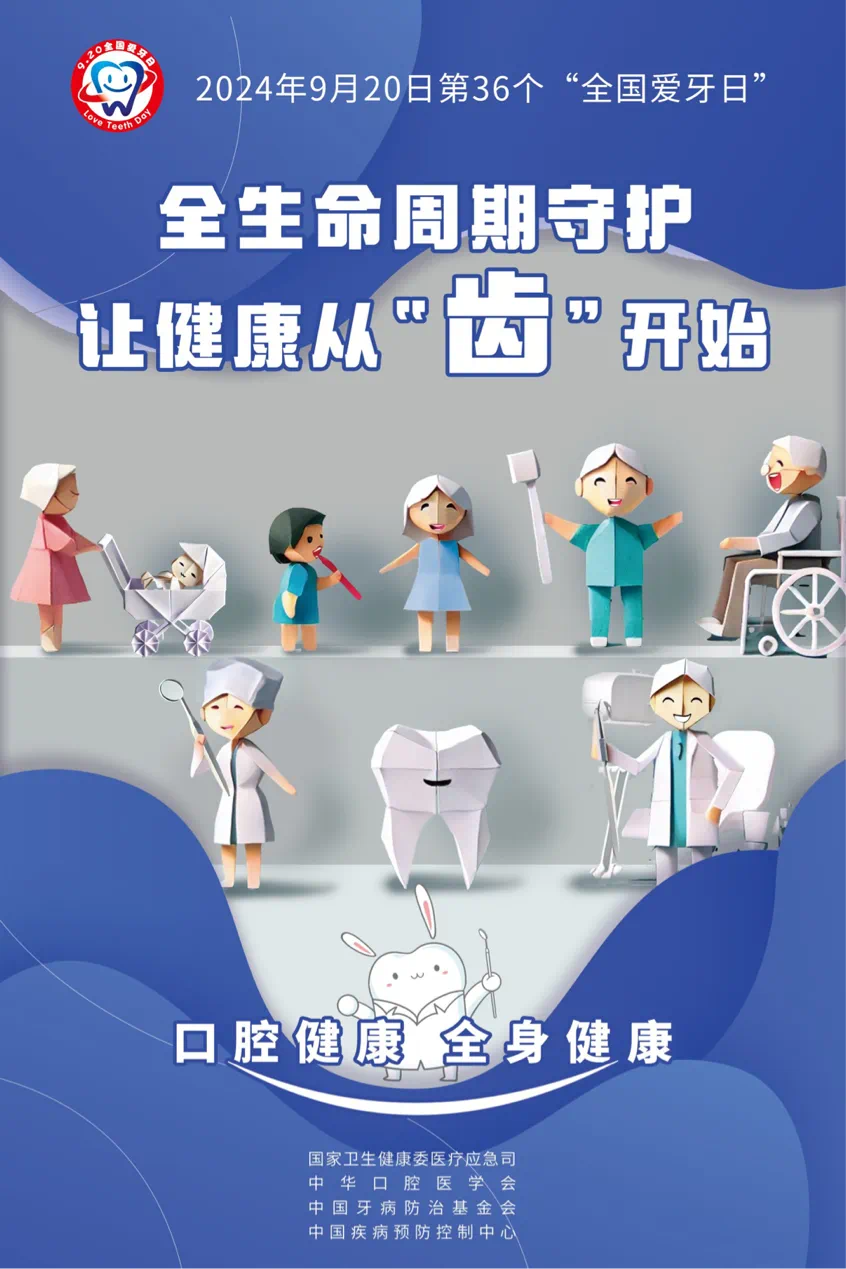 第36个爱牙日：关注全生命周期口腔健康， 健康生活从“齿”开始