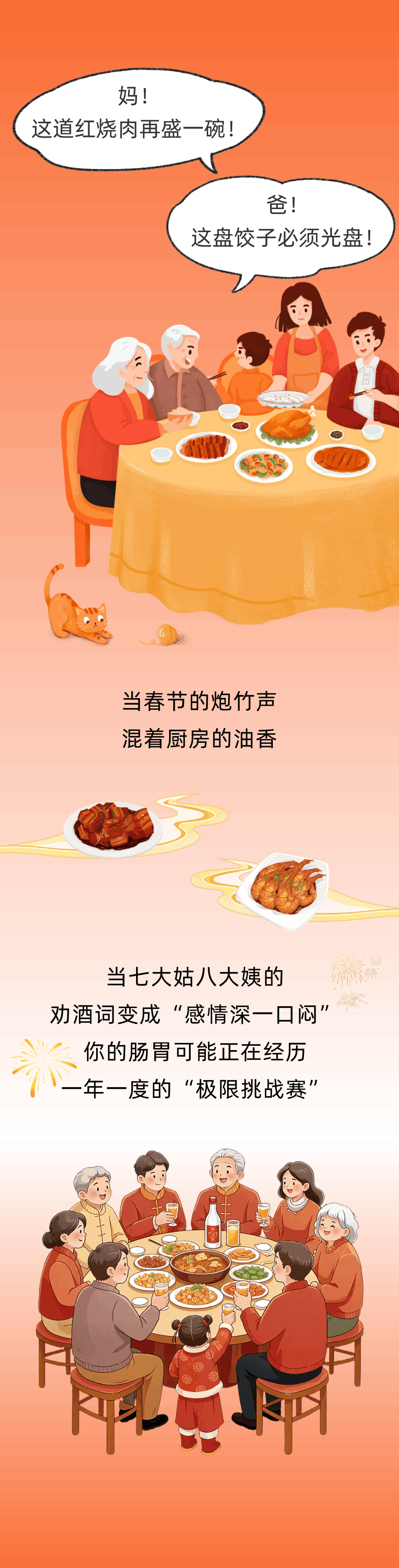 春节进行时！别让暴饮暴食抢走健康KPI！